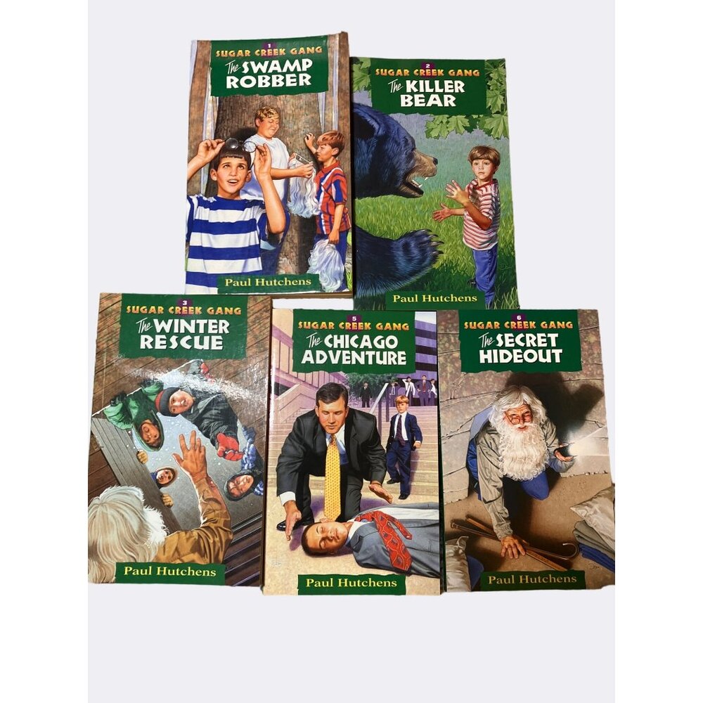 Sugar Creek Gang Books Lot of 5 books by  Paul Hutchens